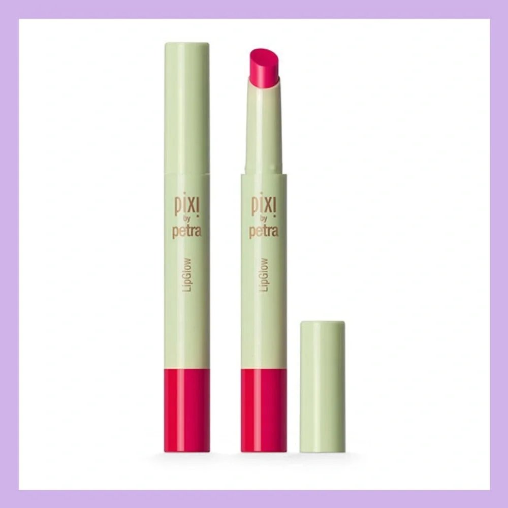 NWT Pixi LipGlow Tinted Lip Balm in Ruby